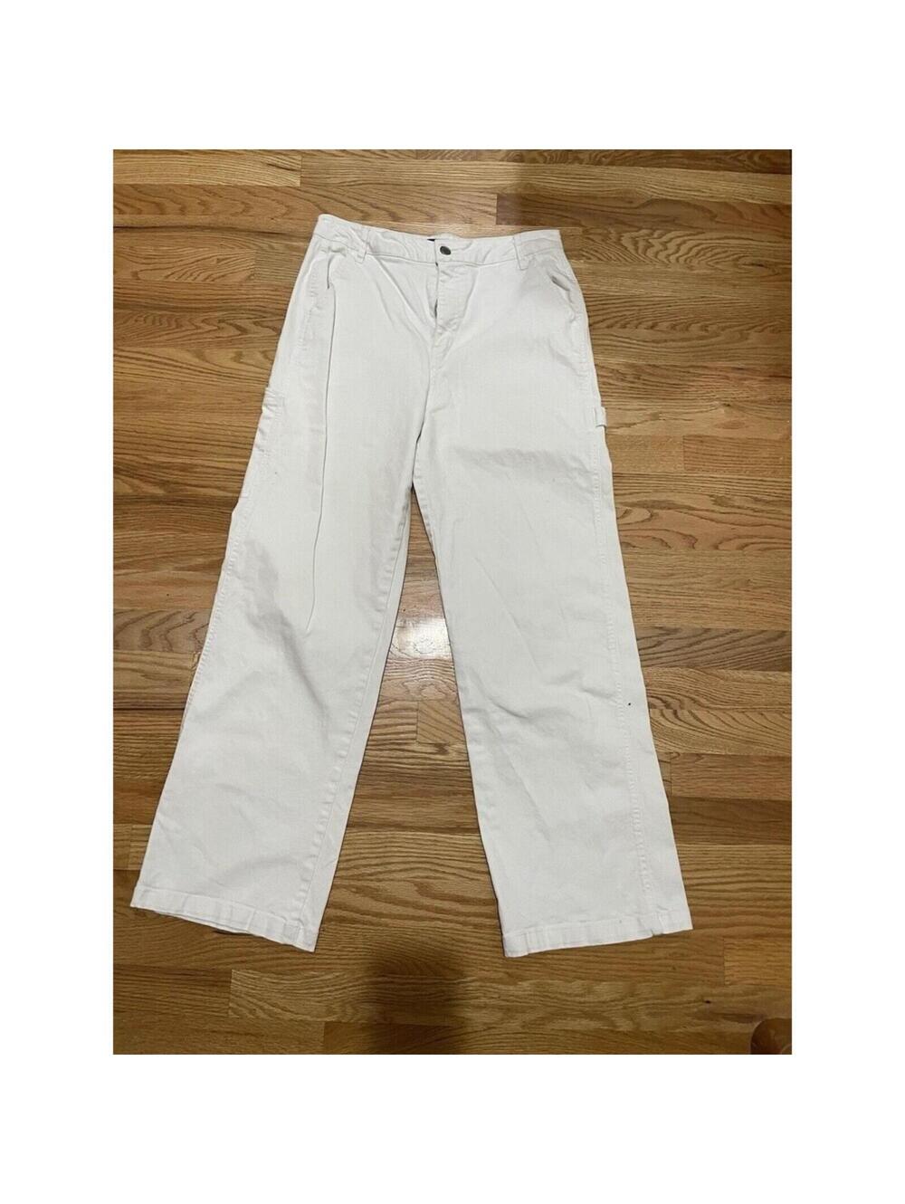 Women’s Forever 21 White Wide Legs Jeans W30 L29 pants